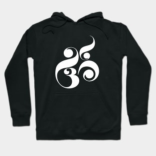 Kawaii OM, AUM, Zen, Yoga Meditation Sanskrit Symbol Hoodie